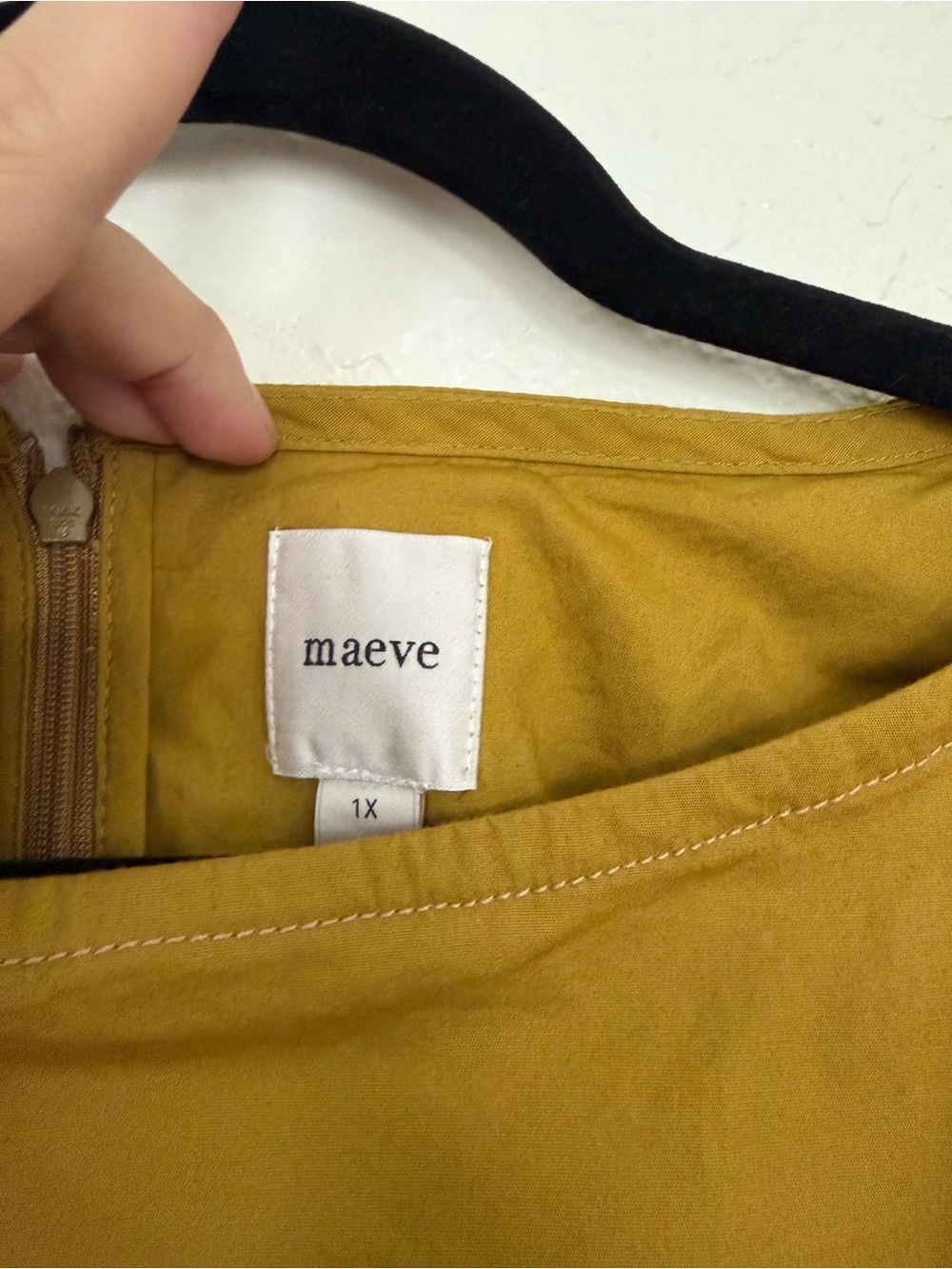 Maeve by Anthropologie Chartreuse Fit-and-Flare Mini Dress - Picture 4 of 5